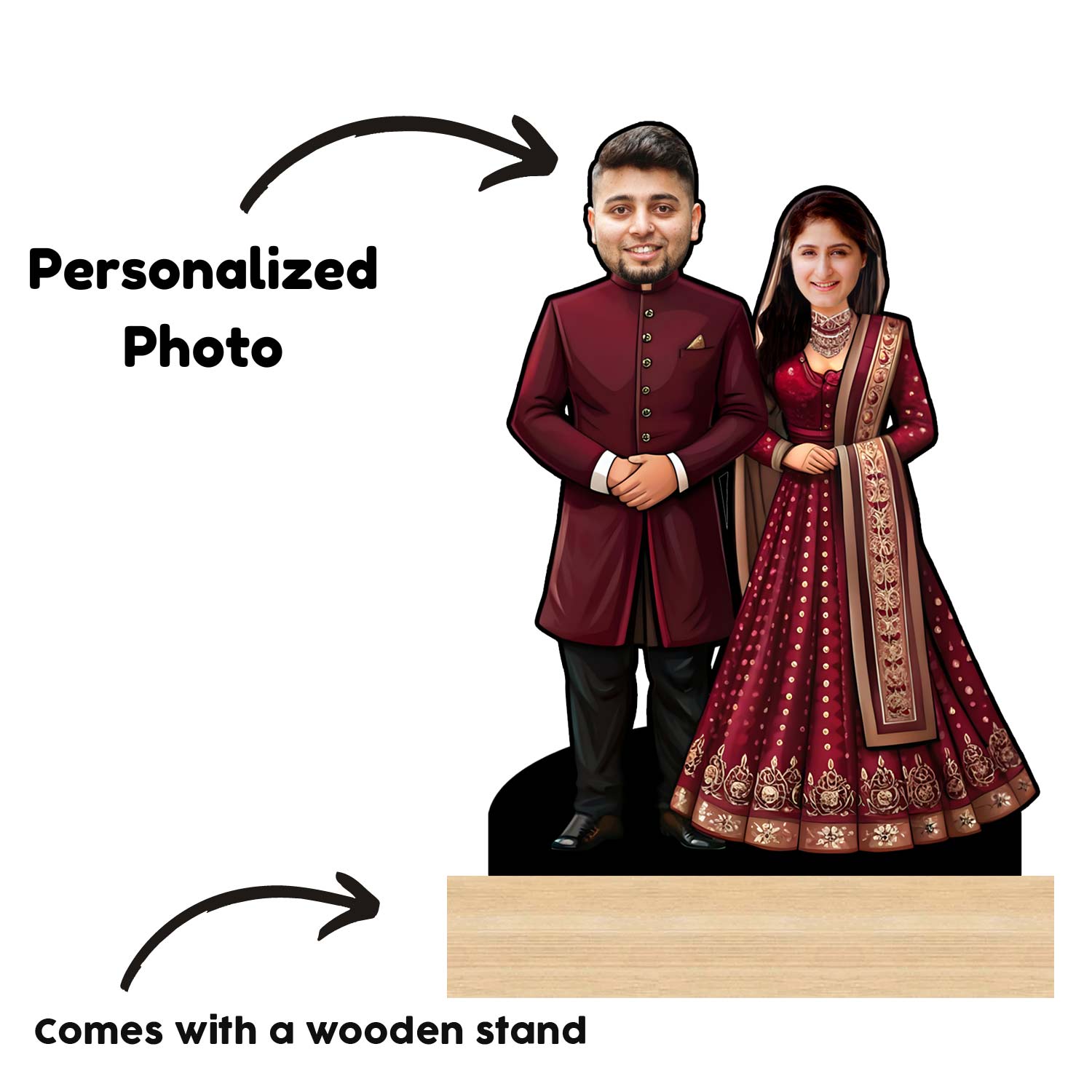 Personalized Wedding Caricature for Couple