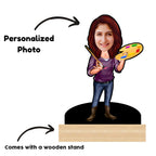 Female Artist Caricature A Perfect Gift for Her