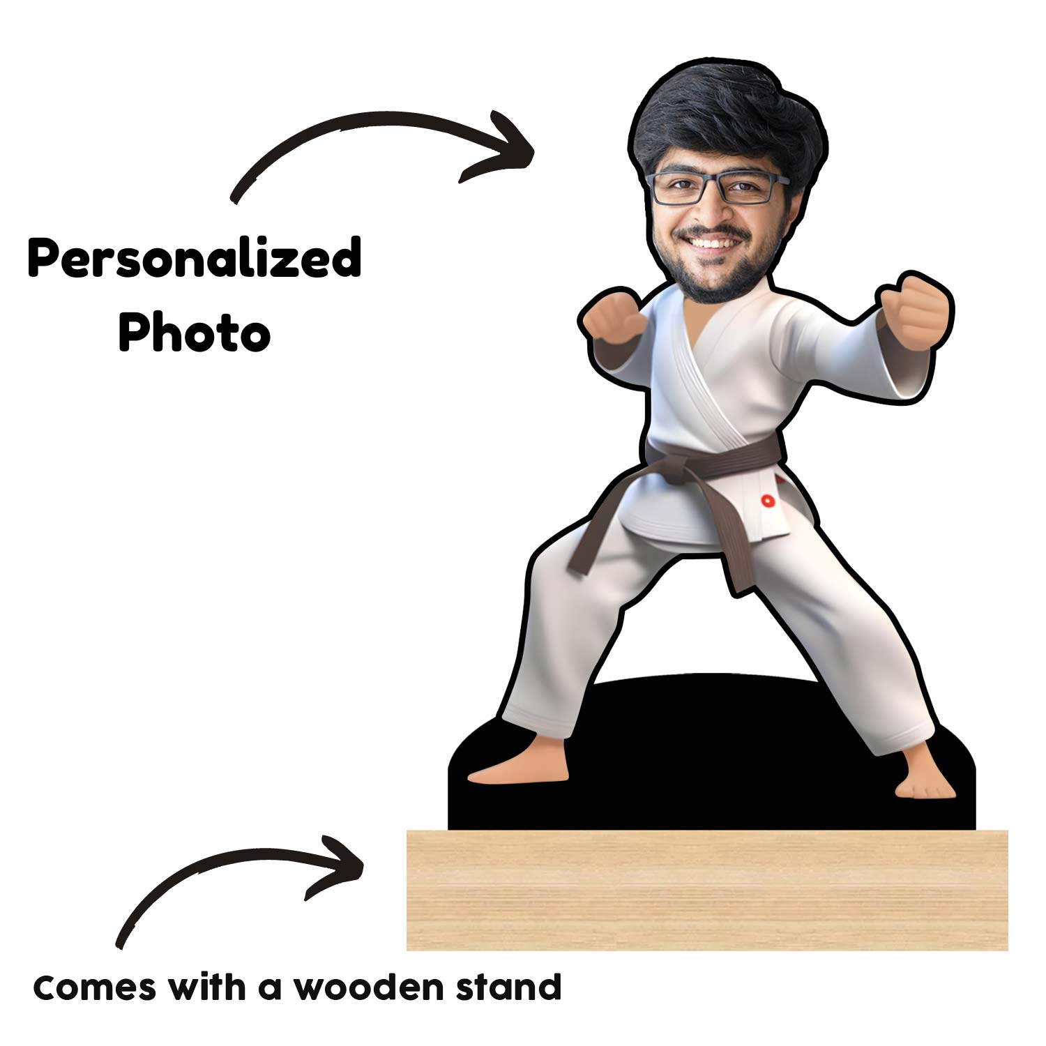 Personalized Judo Warrior Caricature For Him