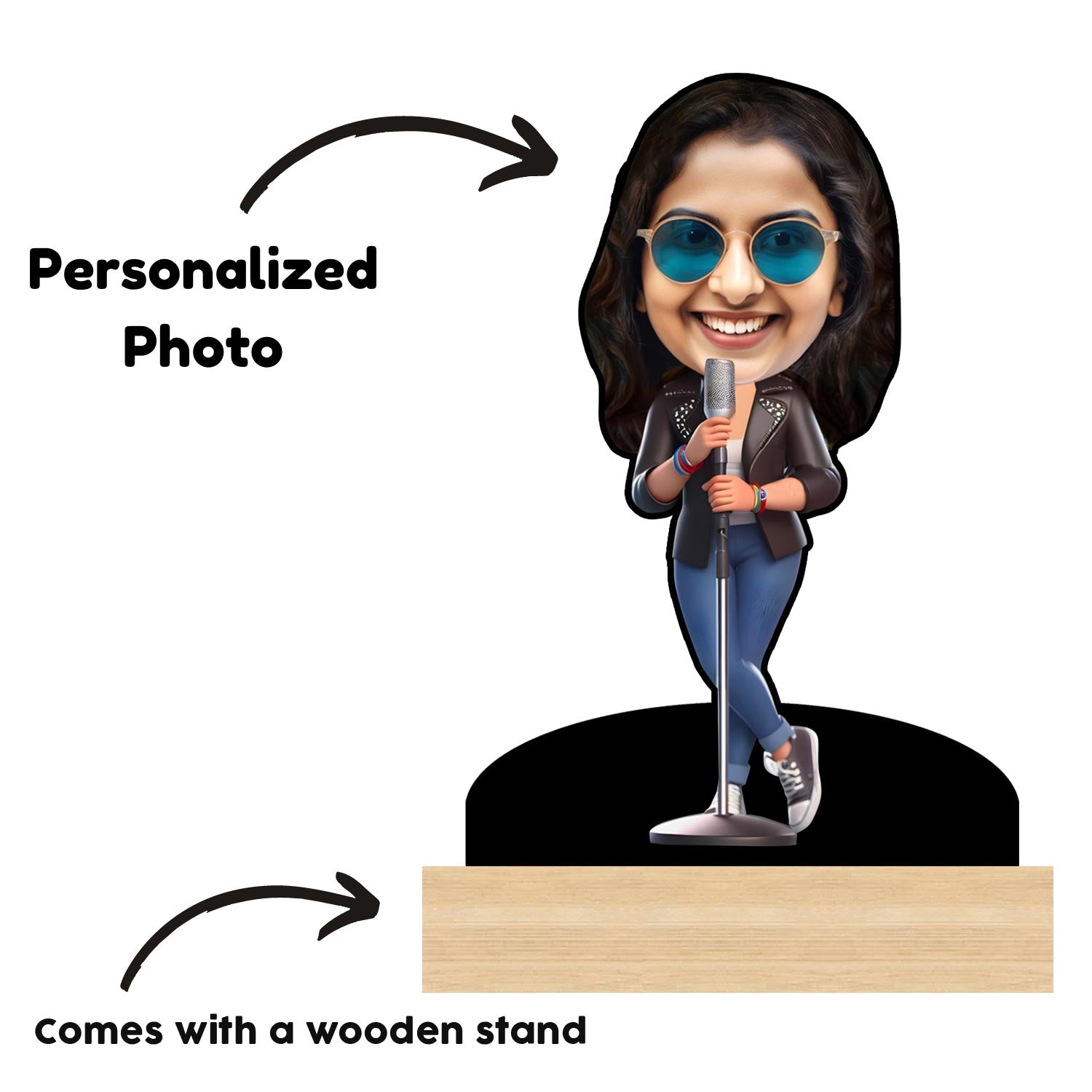 Personalized Caricature For Singer A Perfect Gift for Her