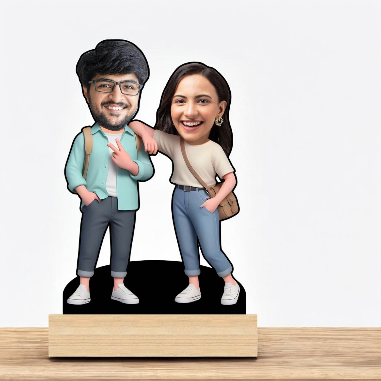 Personalized Caricature for Cousins, Siblings & Besties