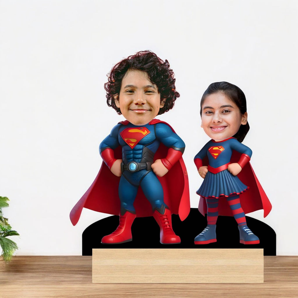 Personalized Superhero Caricature for Kids