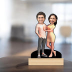 Personalized Couple Caricature For Valentine Day Gift