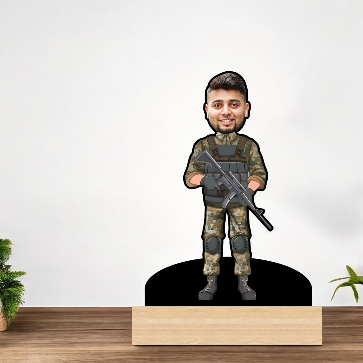 Caricature For Army Man A Perfect Gift For Brave Hero