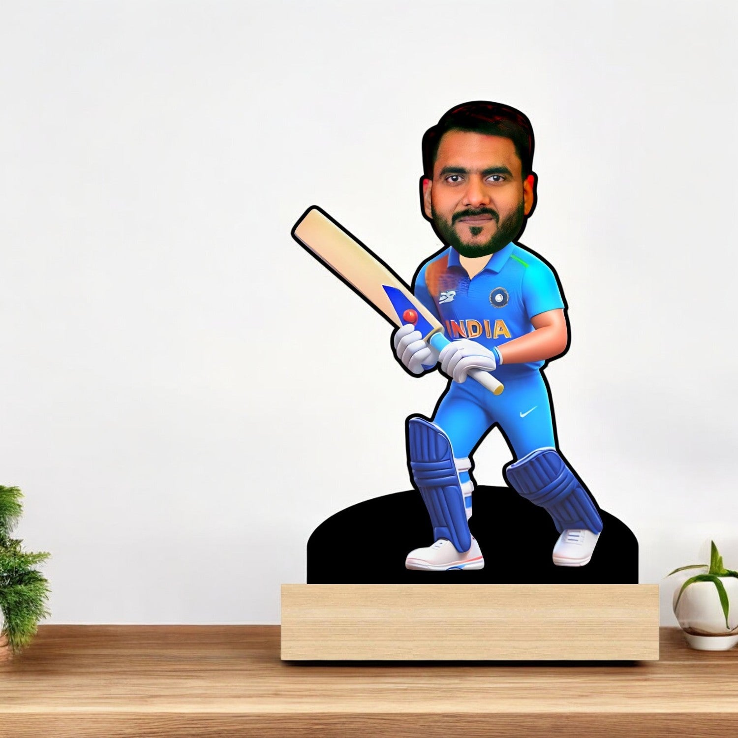 Personalized Caricature For Cricketer Best Gift For Him