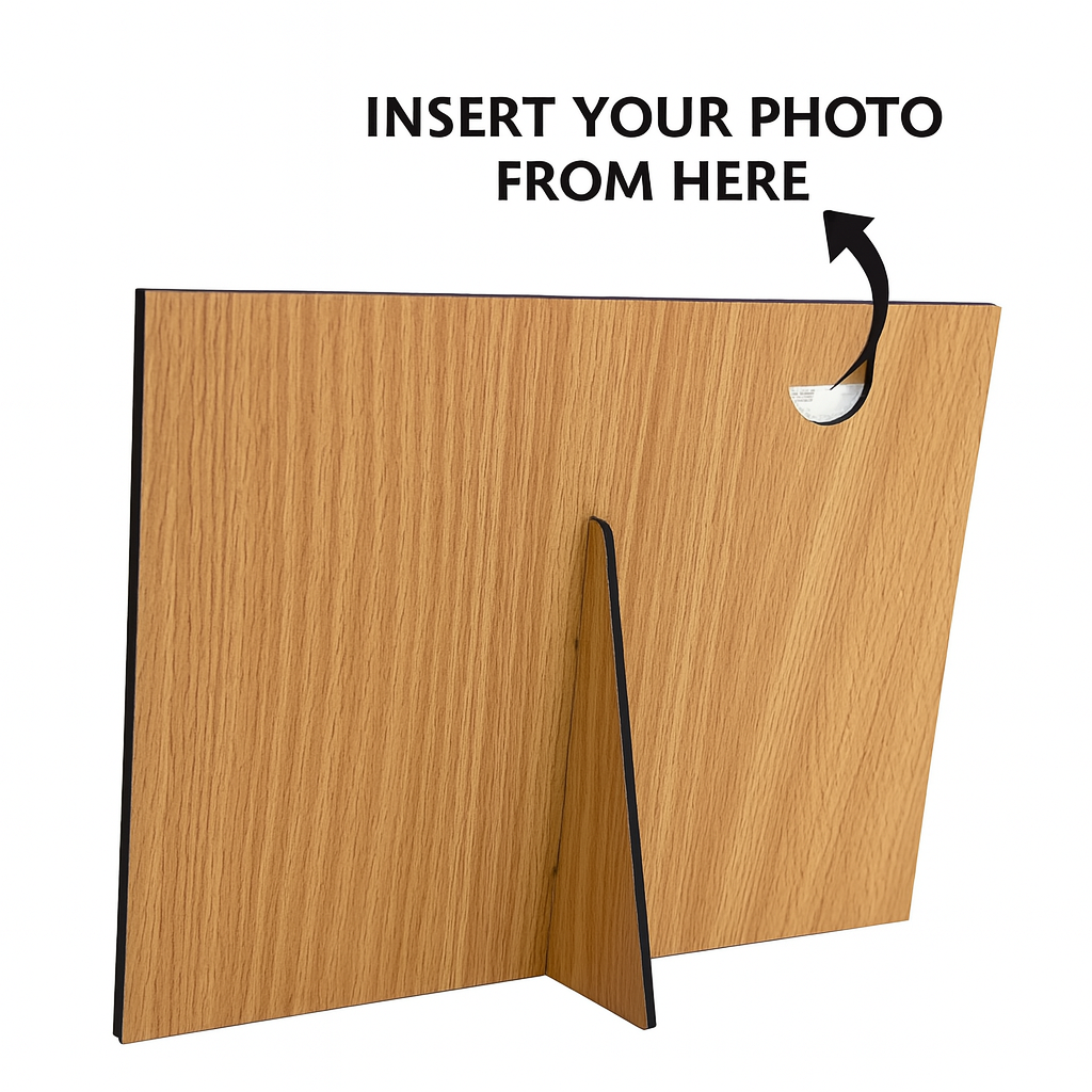 You & Me Wooden Photo Frame – Romantic Gift for Couple
