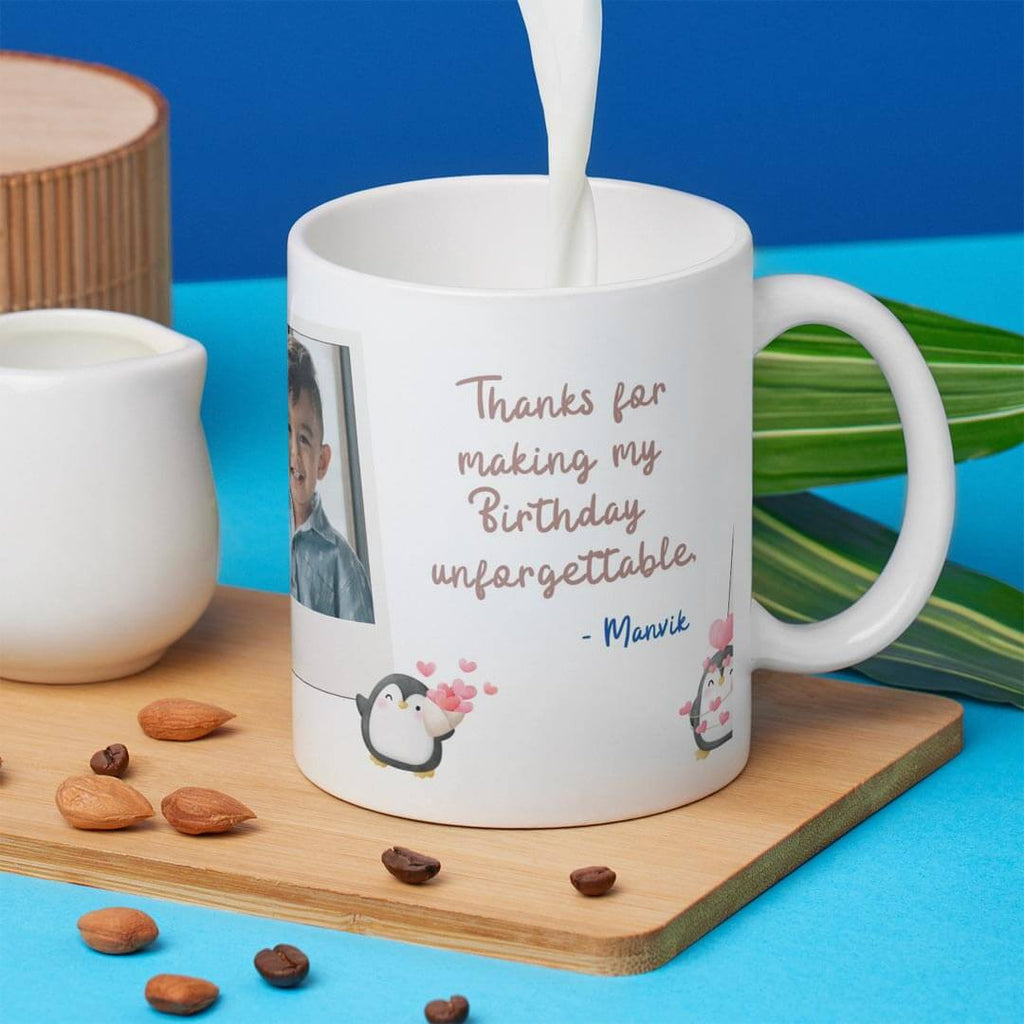Personalized Coffee Mug For Birthday Return Gift