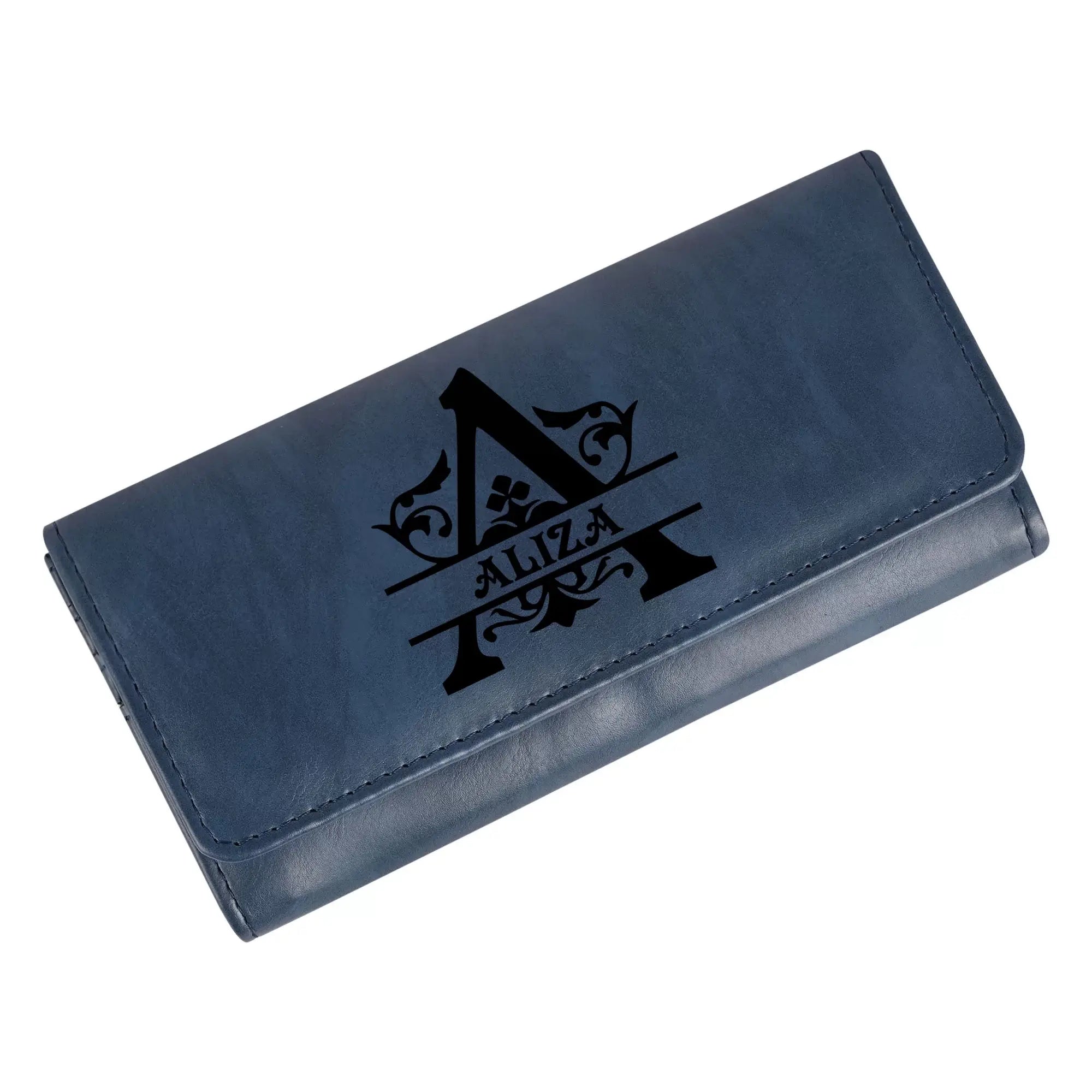 blue wallet