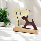 Premium Home Decor Wooden Statue For Pet Lover
