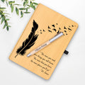 Personalized Wooden Diary & Pen