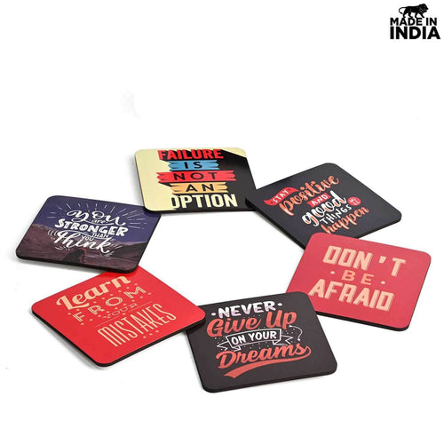Classy Table Coasters for Hot & Cold Drinks – Perfect for Everyday Use Set of 6