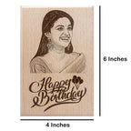 wooden frame for birthday