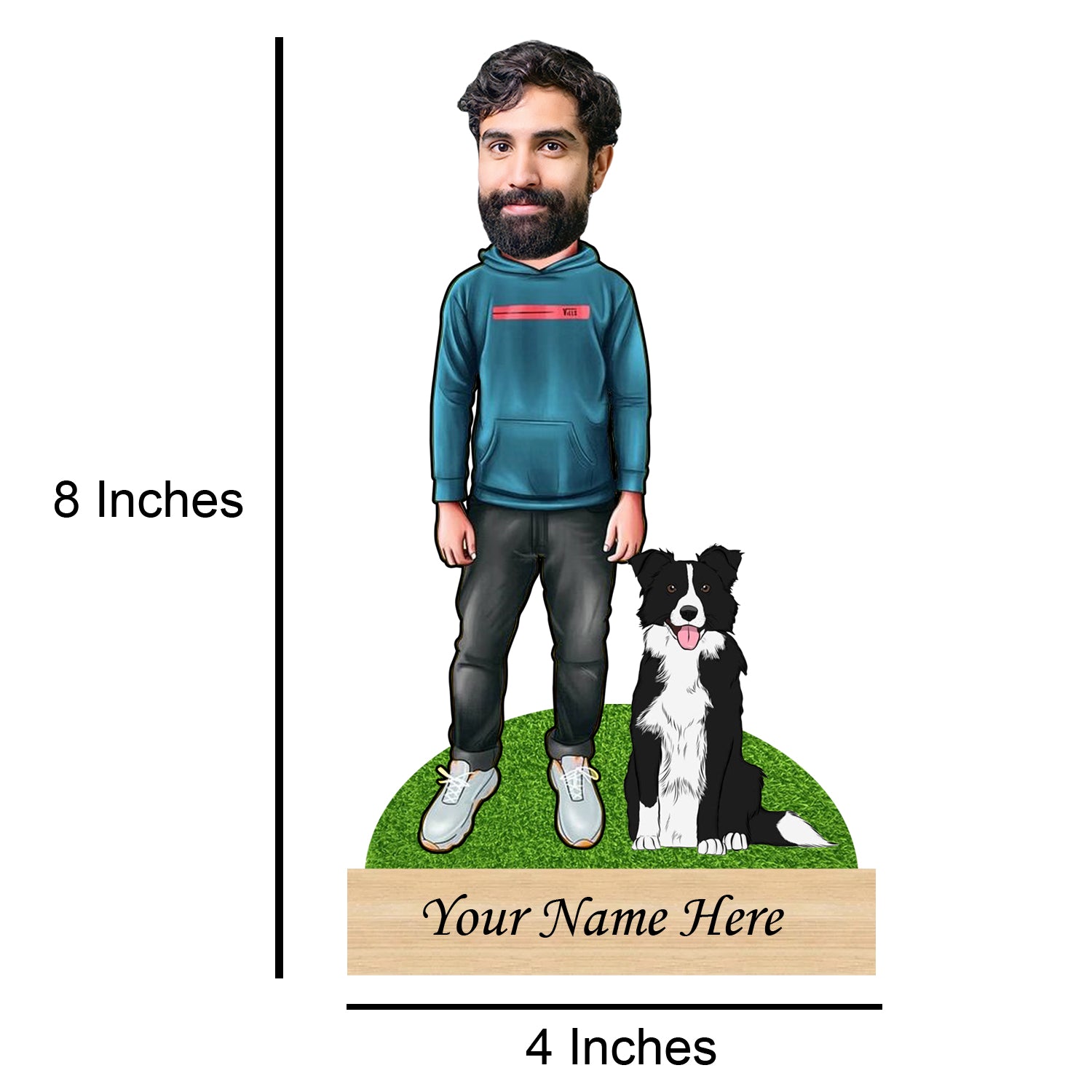 Personalized Dog Caricature For Pet Lover Good Gift For Dog Owners