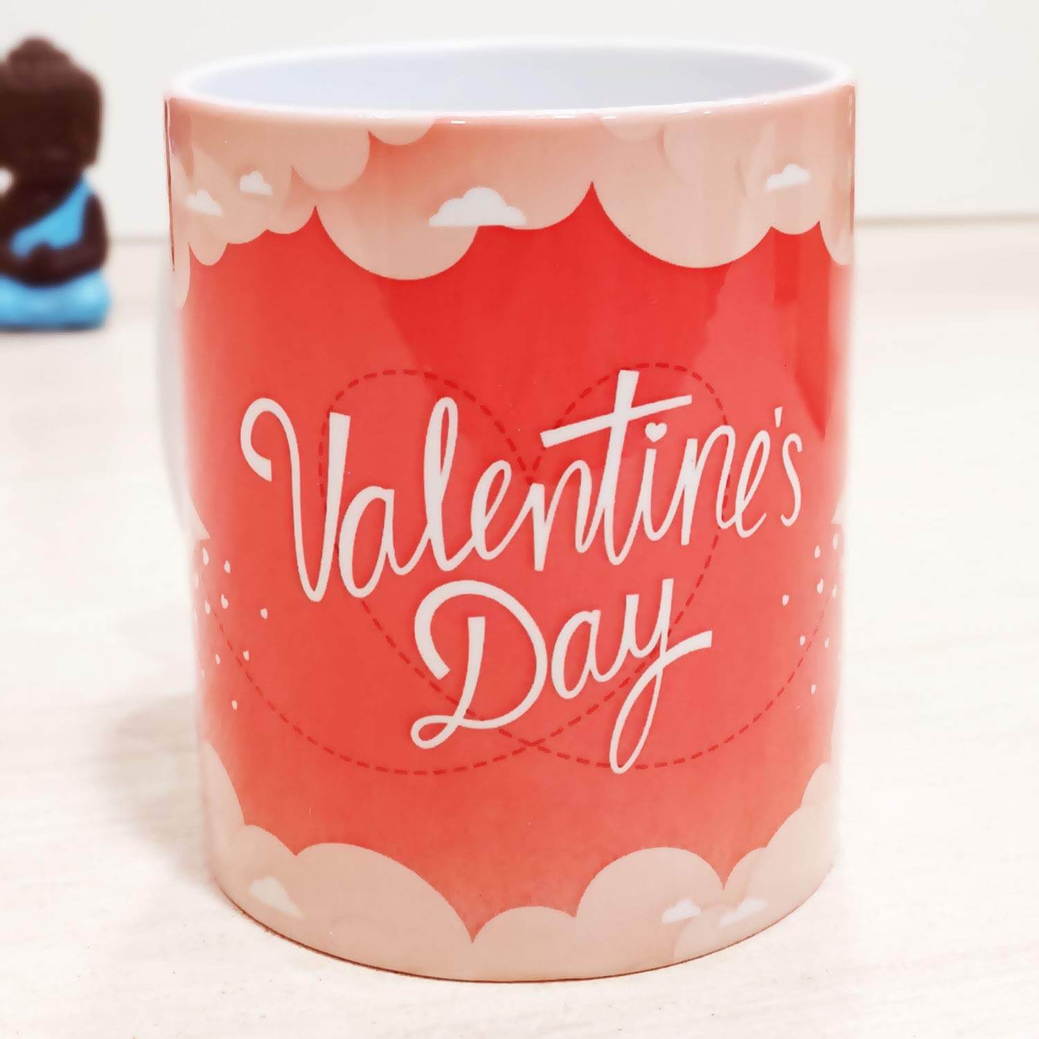 Vday Gift Combo Wood Frame & 24K Gold Plated Rose With Mug