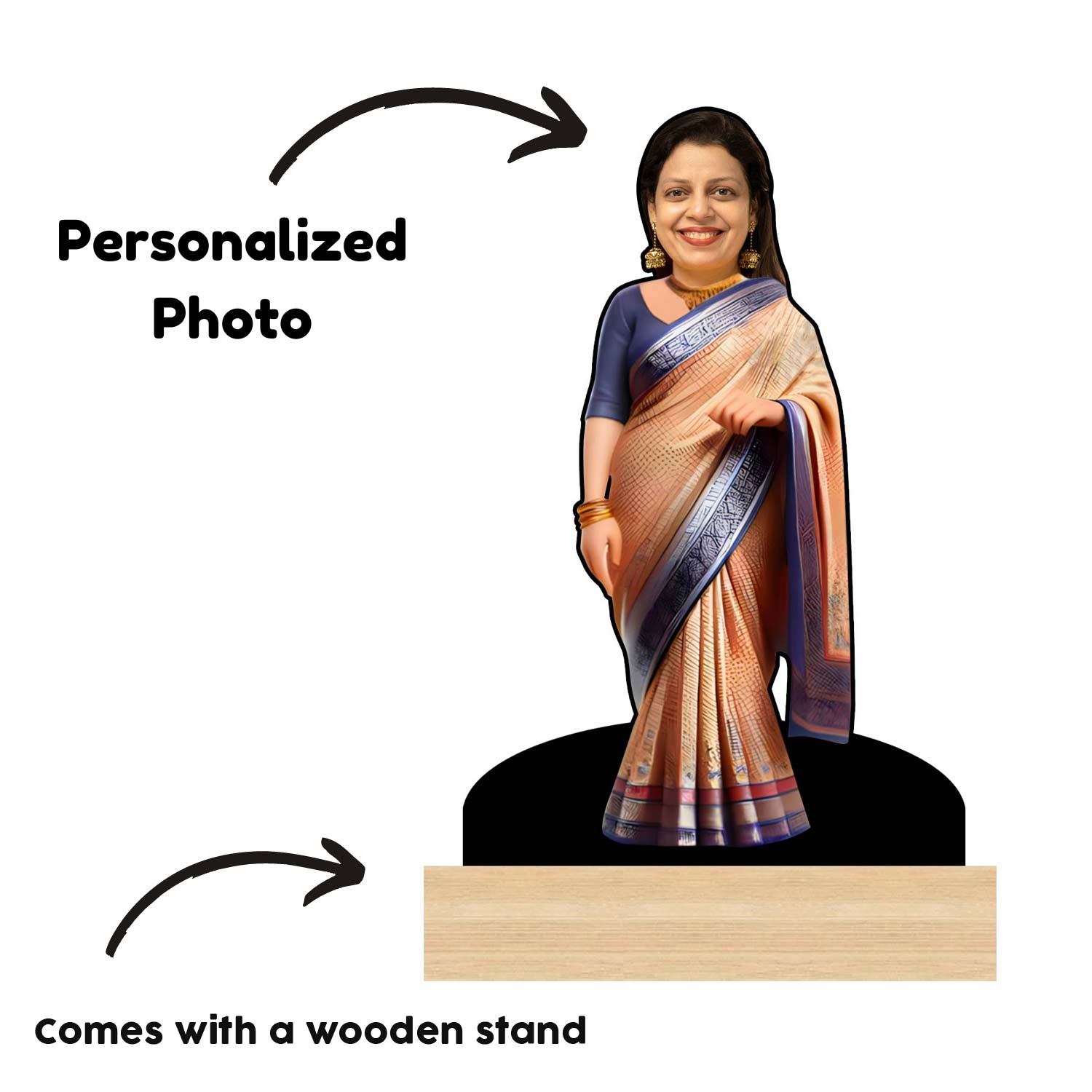 Personalized Caricature for Mother or Mother-in-Law