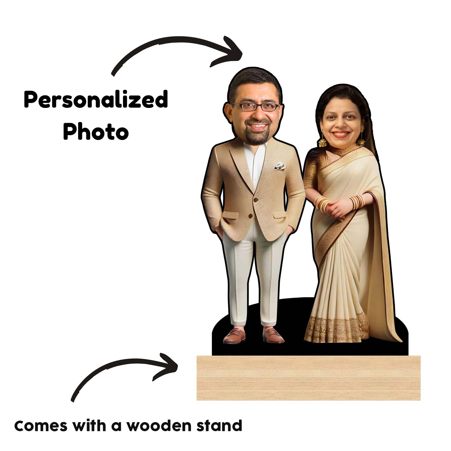 Personalized Parents Caricature for Mom and Dad