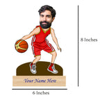 Basket Ball Player Personalized Caricature for Men