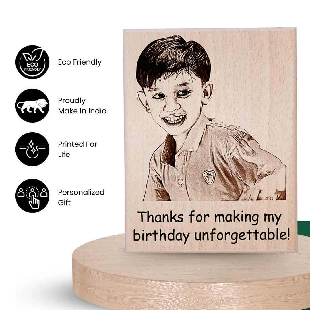 Personalized Photo Frame For Birthday Return Gift