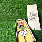 Beautiful Customized Wooden Photo Rose with Couple Name