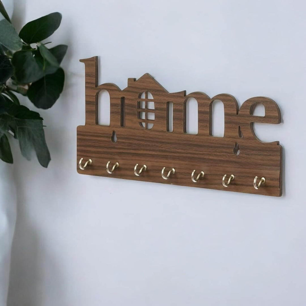 Premium Wooden Key Holder Elegant Home Décor Essential