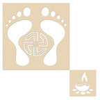 Lakshmi Charan Rangoli - DIY Rangoli Stencils for Floor