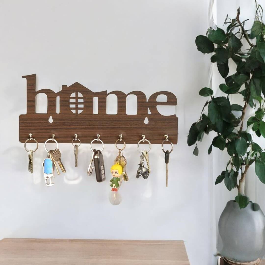 Premium Wooden Key Holder Elegant Home Décor Essential