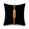 Incredible Personalized Metal Name Rakhi for Brother .