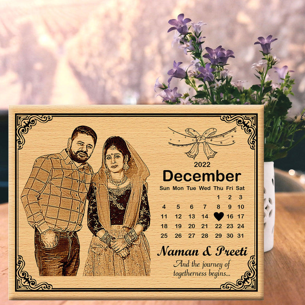 calendar photo frame