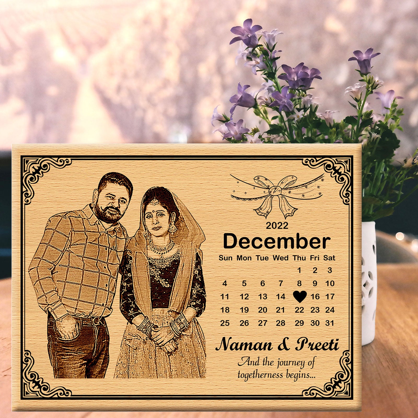 calendar photo frame