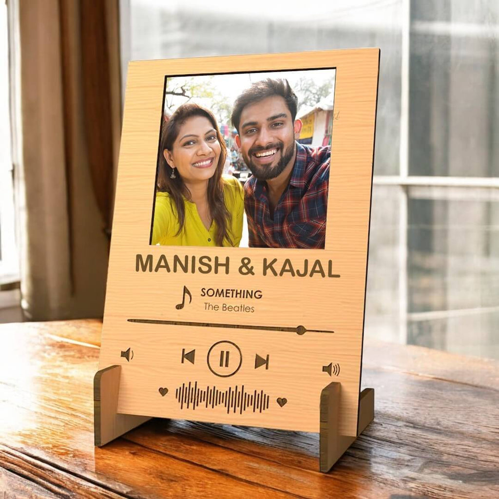 Personalized Wooden Spotify Picture Frame (Portrait)
