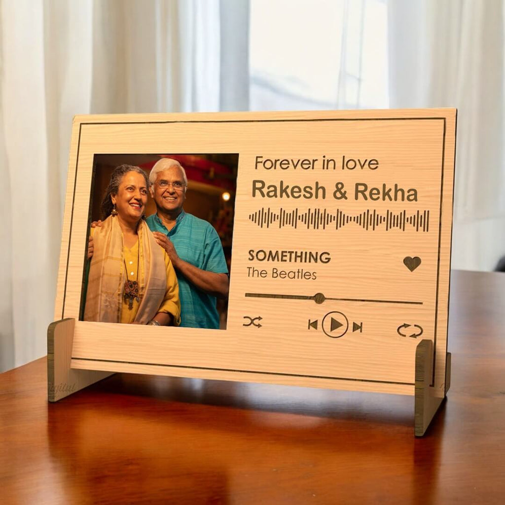 Personalized Wooden Spotify Picture Frame (Landscape)