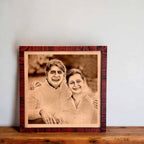 Heartfelt Gift for Grandparents - Engraved Wooden Painting