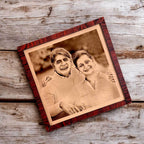 Heartfelt Gift for Grandparents - Engraved Wooden Painting
