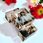 Personalized Premium Wooden Rolling Dice Cube With Photos