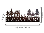 Christmas Decorations DIY Two Deer Shadow Light With Candle