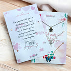 Charming Diva Pendant Set of 4 with Evil Eye Bracelet