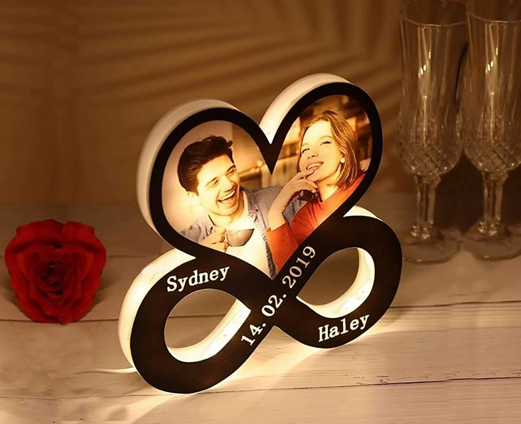 Personalized Infinity Sign Heart