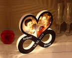 Personalized Infinity Sign Heart