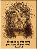 JesusEngravedPlaque7x5