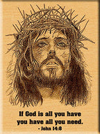 JesusEngravedPlaque9x7