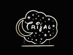 Personalized LED Name Lamp Moon & Stars with Wood Light Stand