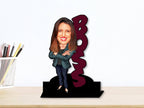 caricature gift for lady boss