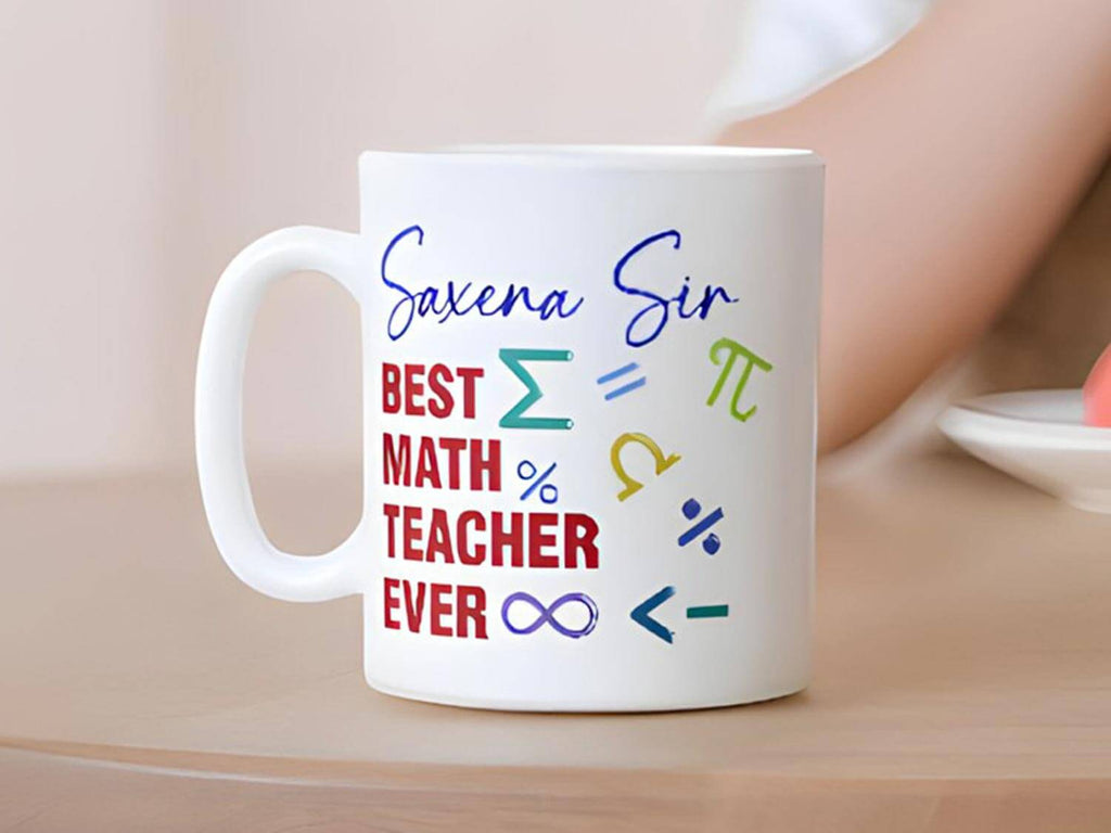 Mug for math teacher