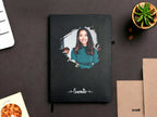 diary with photo and name