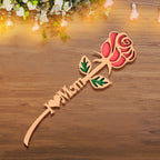 Wooden Mom Rose Gift For Mother's Day
