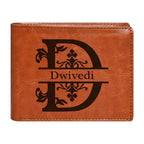 Personalized Name Purse or Wallet for Boys (Tan)