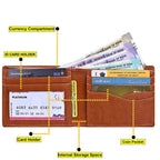 Personalized Name Purse or Wallet for Boys (Tan)