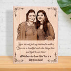Custom Photo Frame Gift for Mother-in-Law on Birthday & Mother’s Day