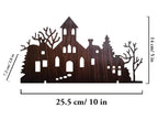 Christmas Decorations DIY Creepy House Shadow Light with Candle