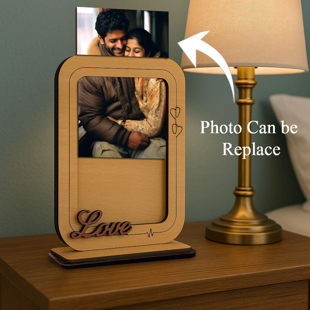 Personalized Wooden Photo Frame – Capture & Cherish Every Moment